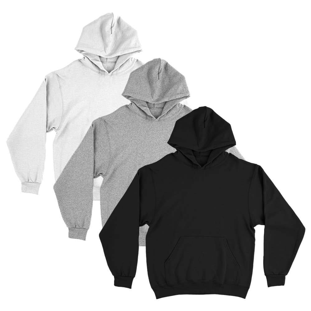 Polera con Capucha Pack de 3