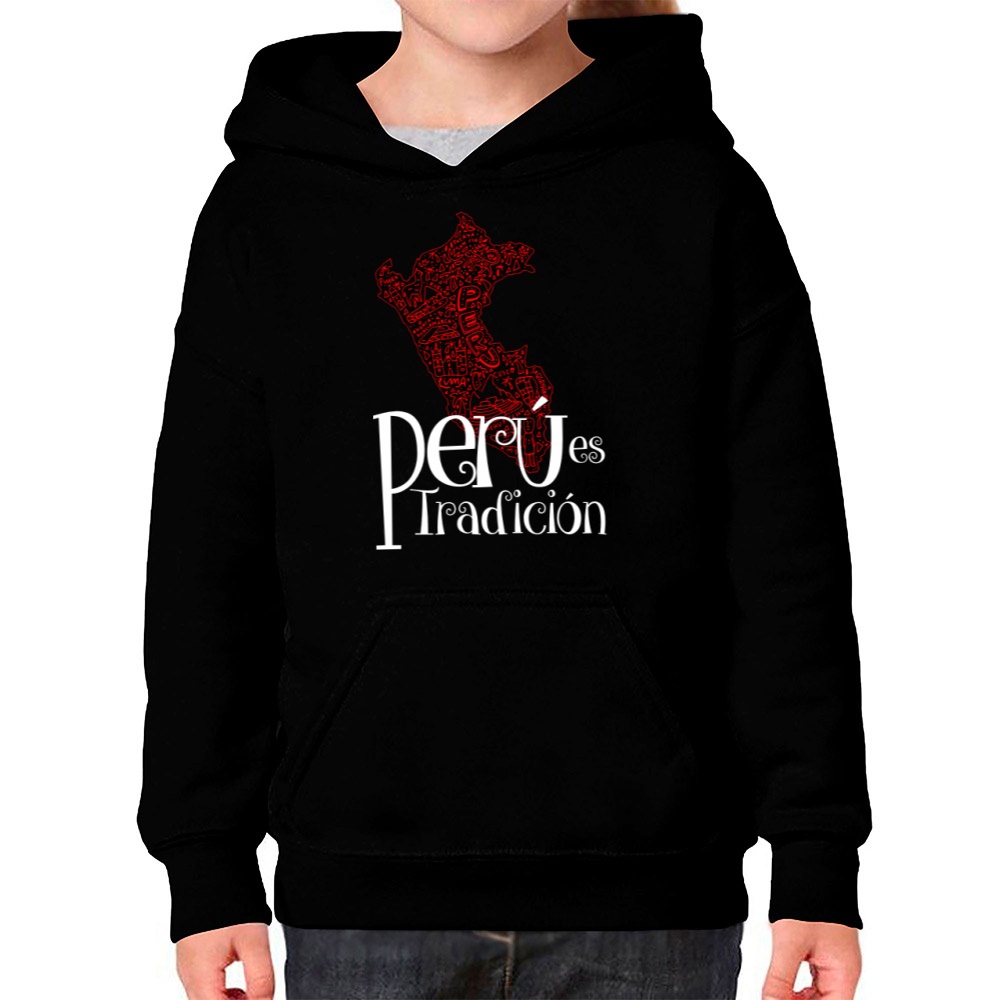 Sudadera con Capucha de Niña Peru es tradicion