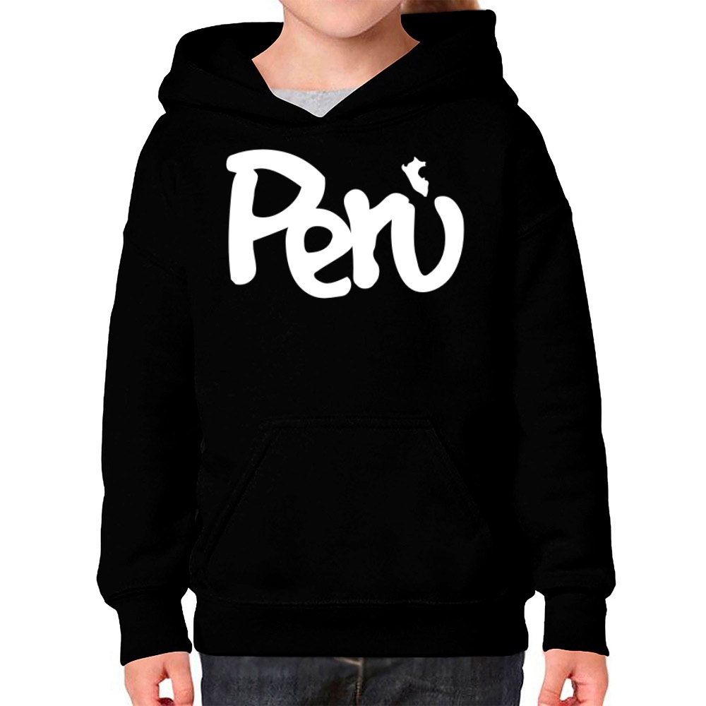 Sudadera con Capucha de Niña Peru con mapa