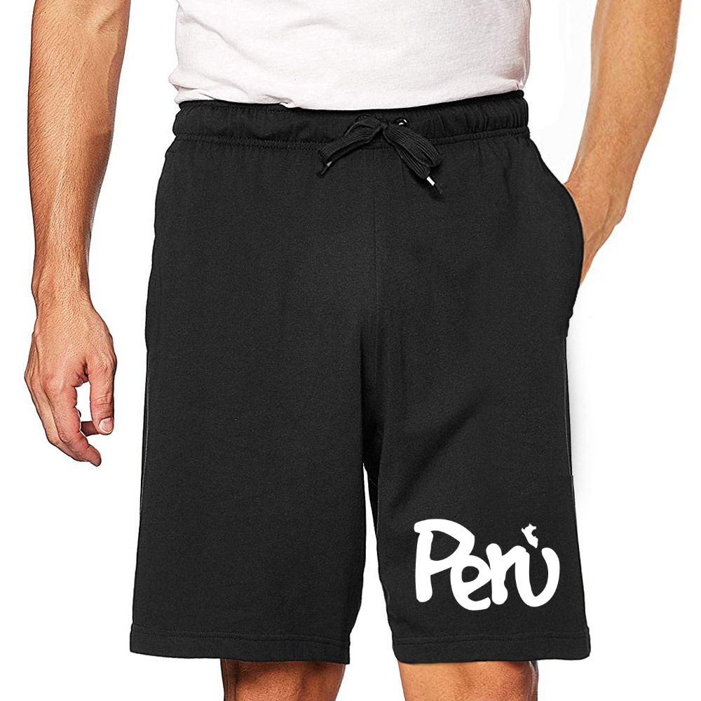 Short de franela Peru con mapa