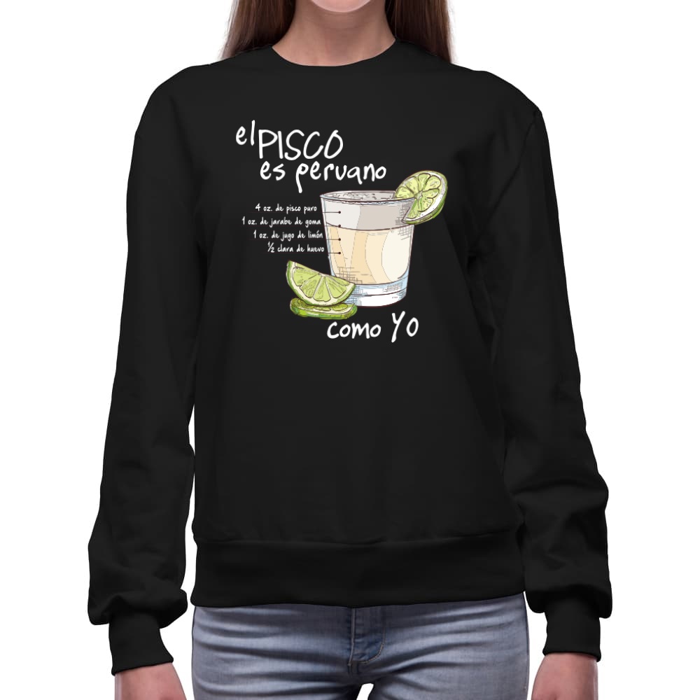 Sudadera de Mujer El pisco es peruano
