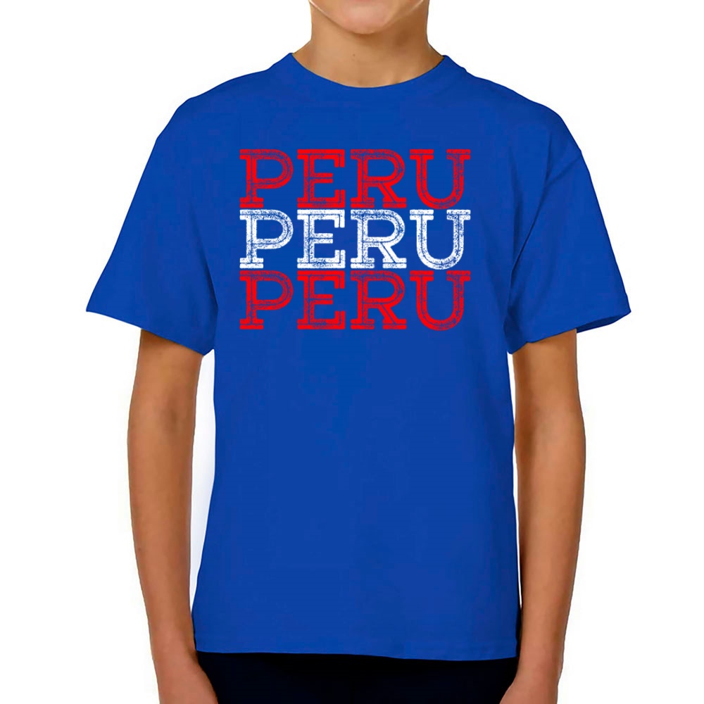 Polo de Niño Peru tricolor