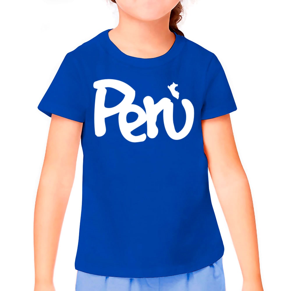 Polo de Niña Peru con mapa