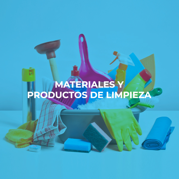 materiales y productos de limpieza