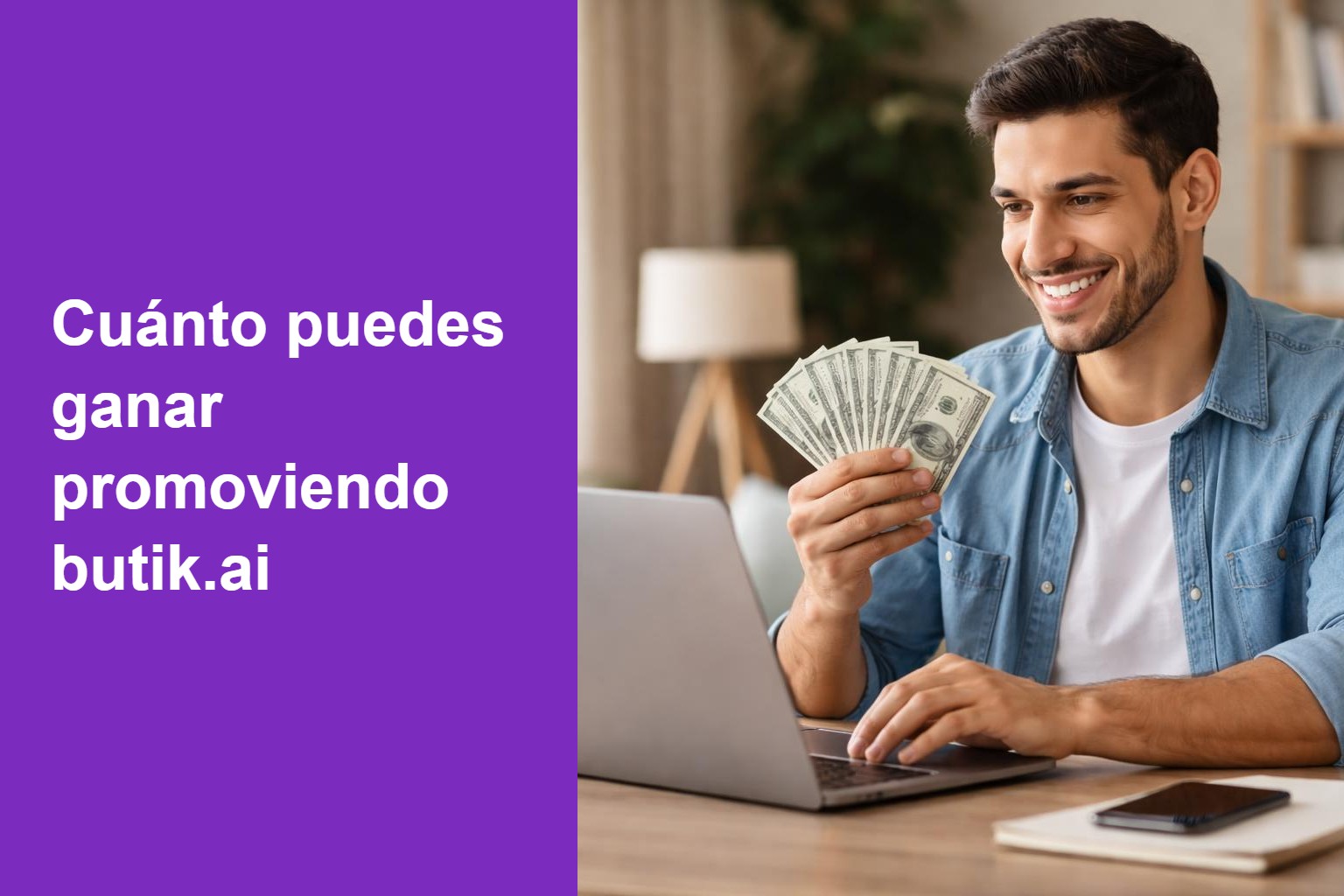 Cuánto puedes ganar promoviendo butik.ai