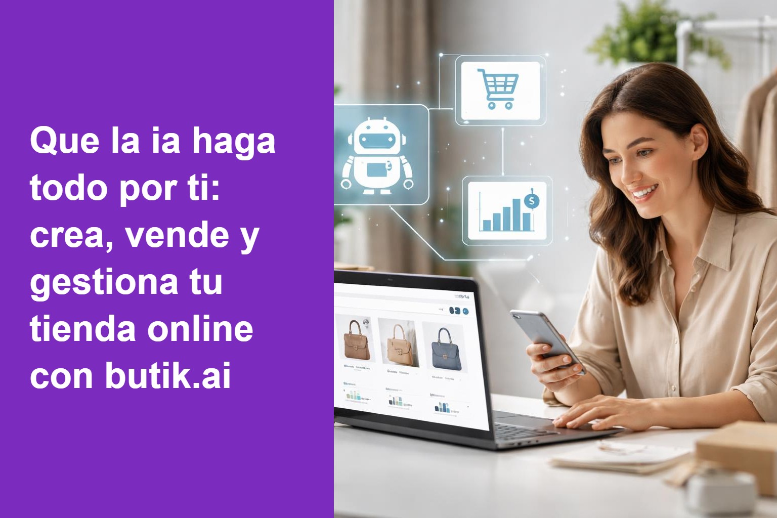 Que la ia haga todo por ti: crea, vende y gestiona tu tienda online con butik.ai
