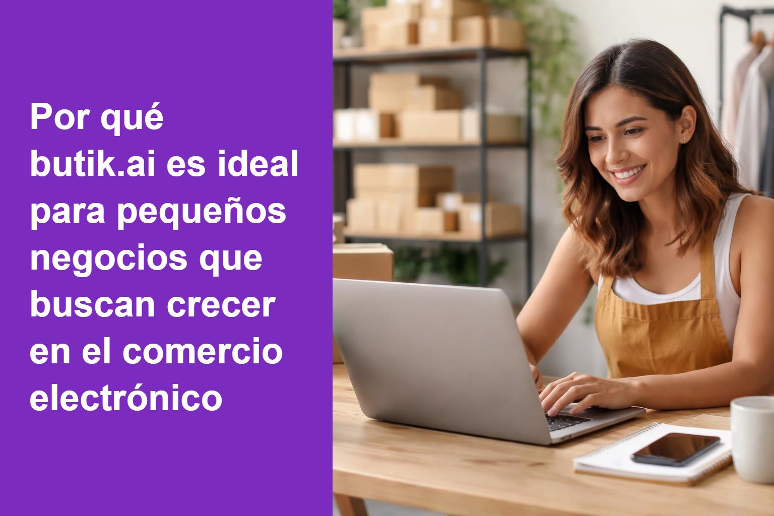 Por qué butik.ai es ideal para pequeños negocios que buscan crecer en el comercio electrónico