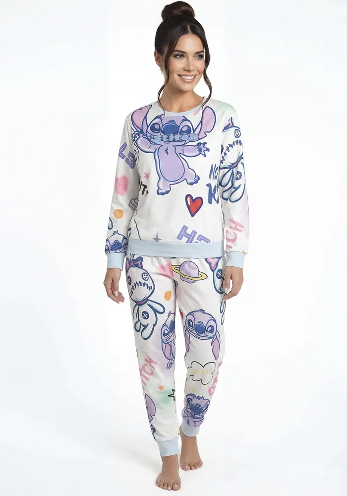 Pijama Pantalon Plush de Stitch