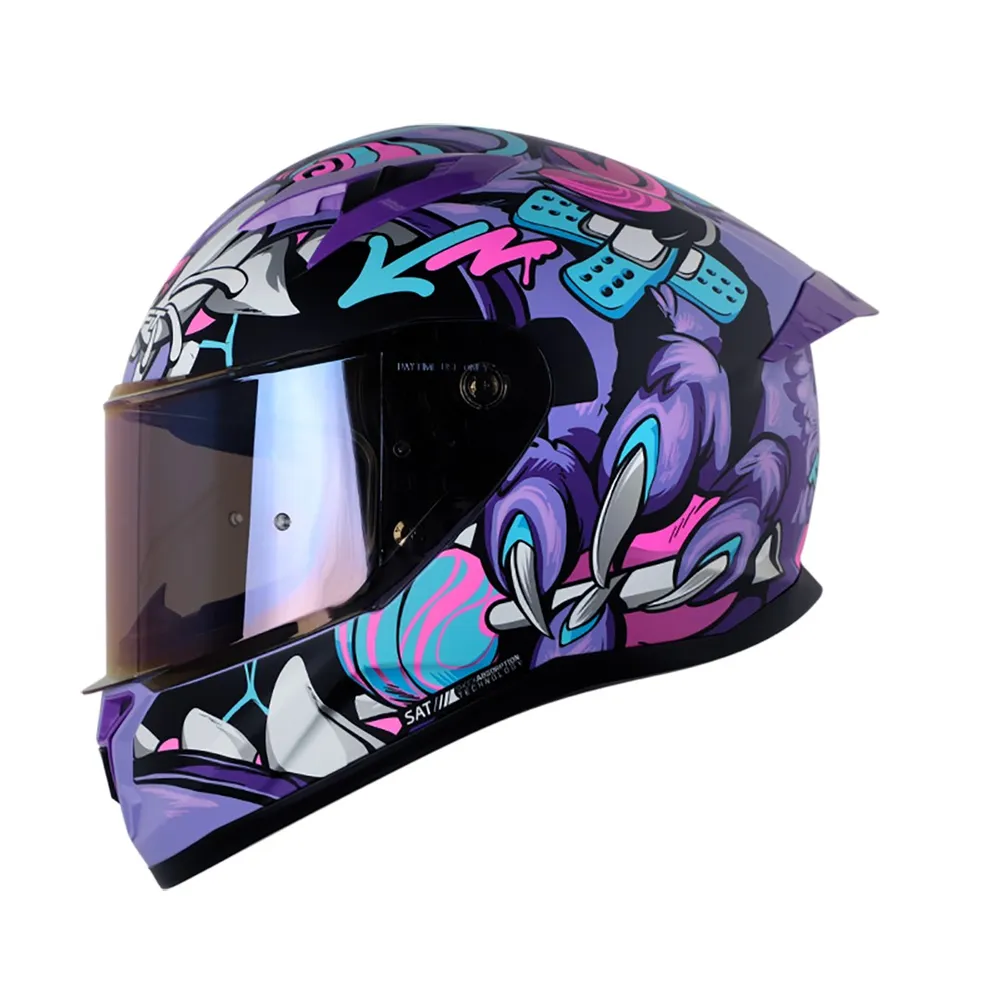 CASCO CERTIFICADO SHAFT 522SP TIGUERAZO MORADO